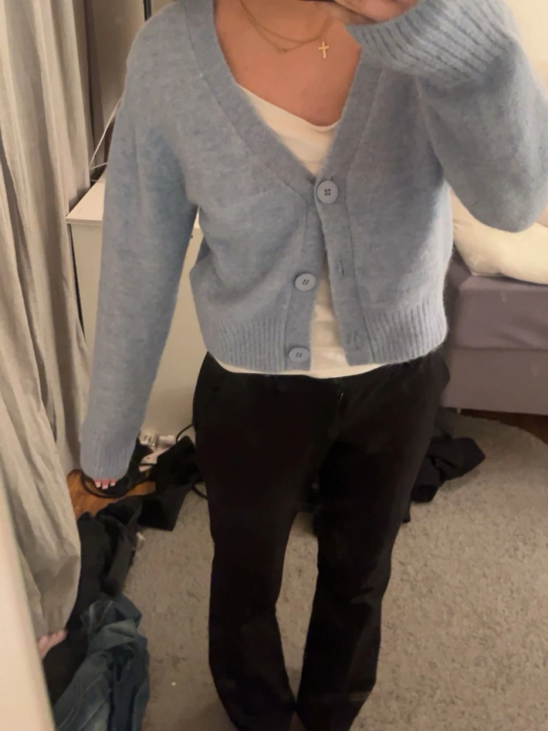 Ljusblå kofta från C.W. - 1