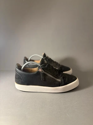 Giuseppe zanotti skor  - Giuseppe zanotti skor i fint skick , storlek 43,5 , skor, finns lite små defkter , men annars perfekt och skit snygga , litet hål i sulan 