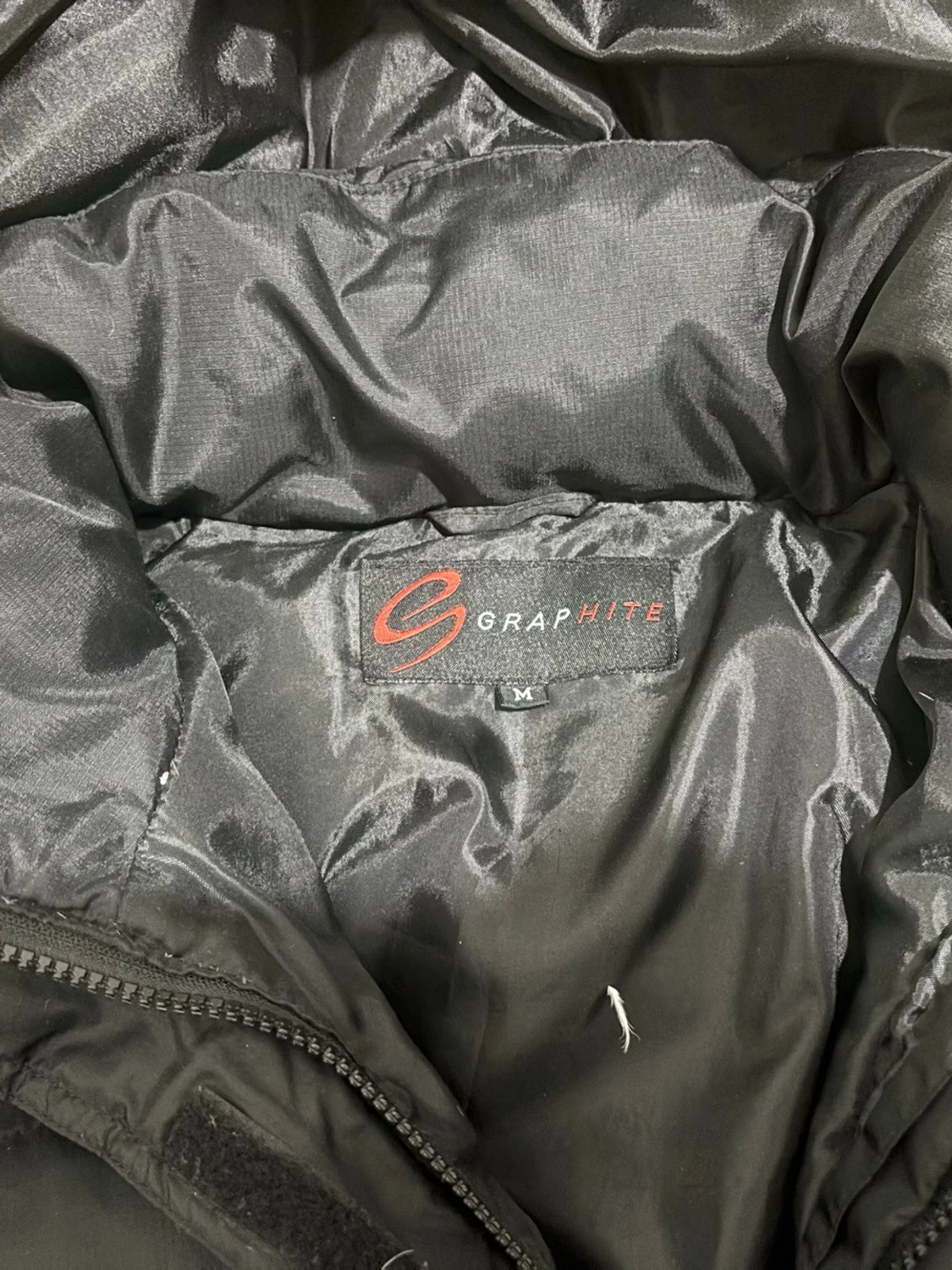 Svart pufferjacka - 1