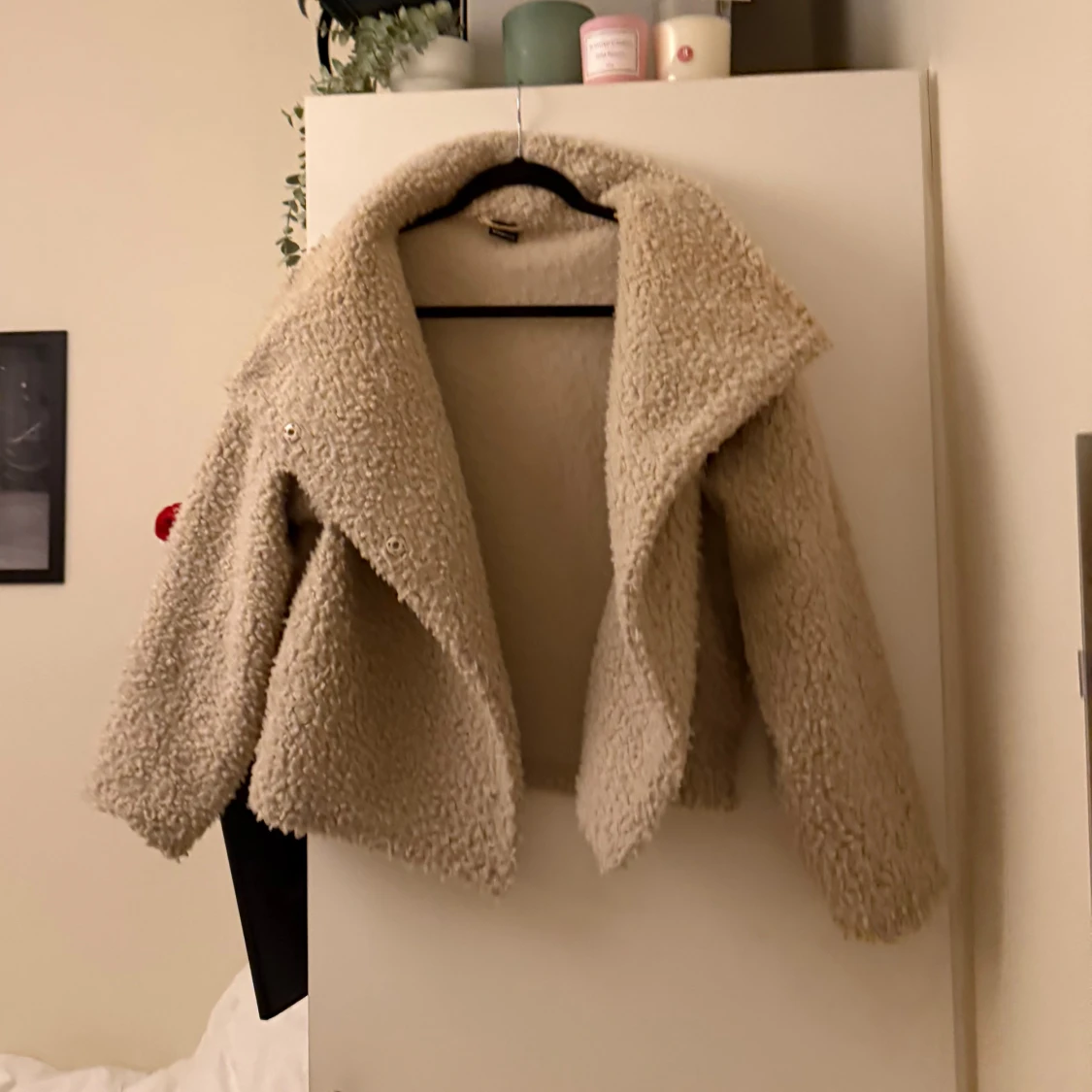 Beige teddyjacka - 2