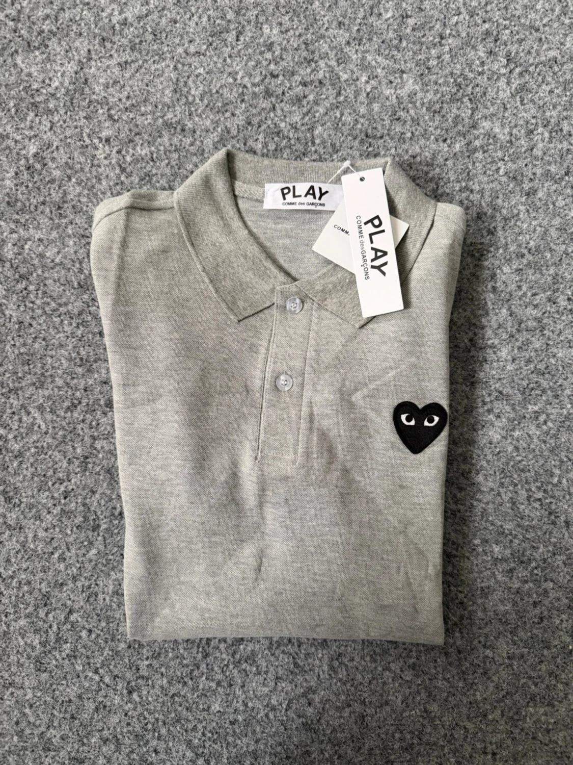 CDG gray polo shirt - 2