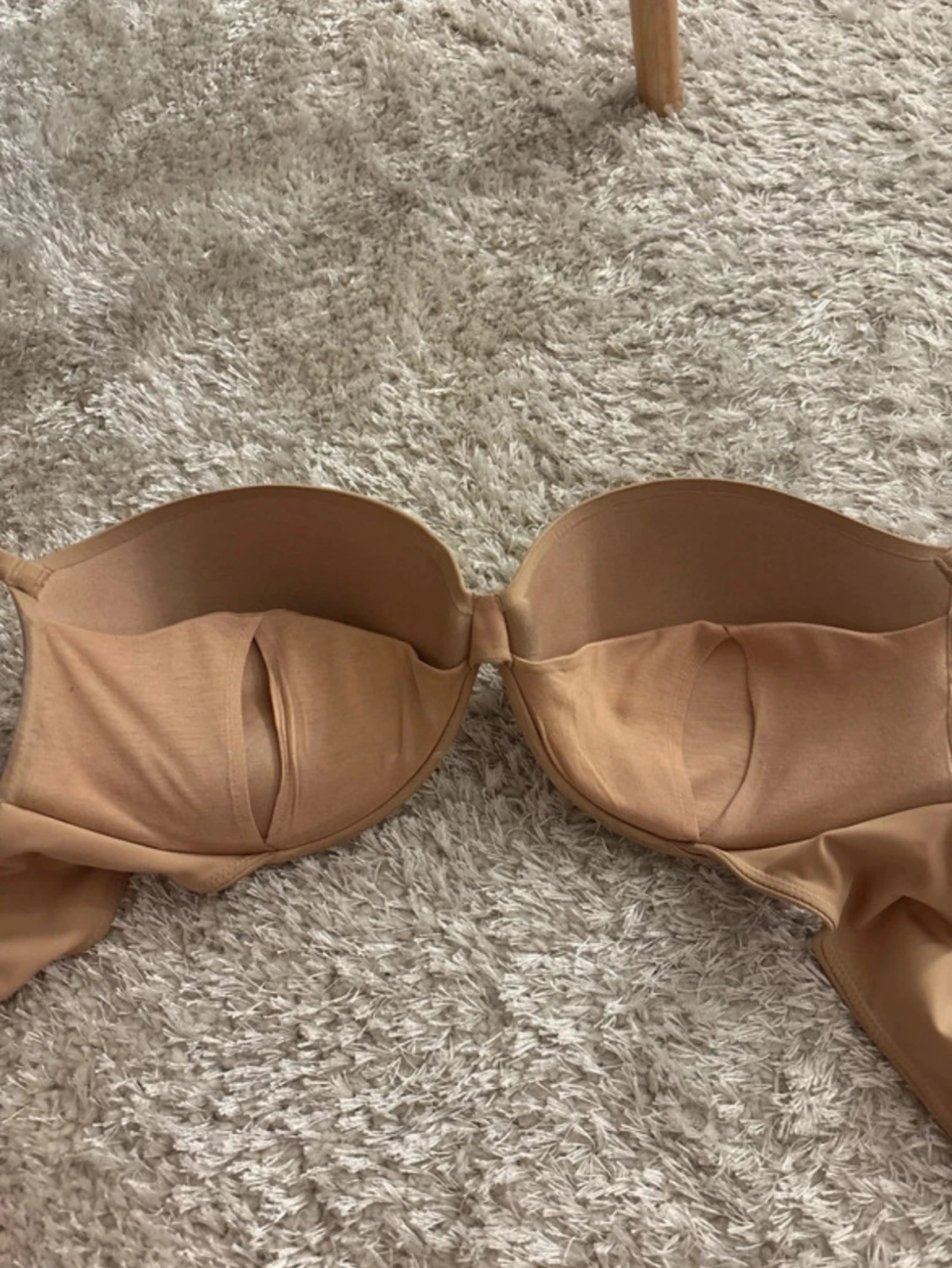 Beige vadderad bh 34DDD - 1