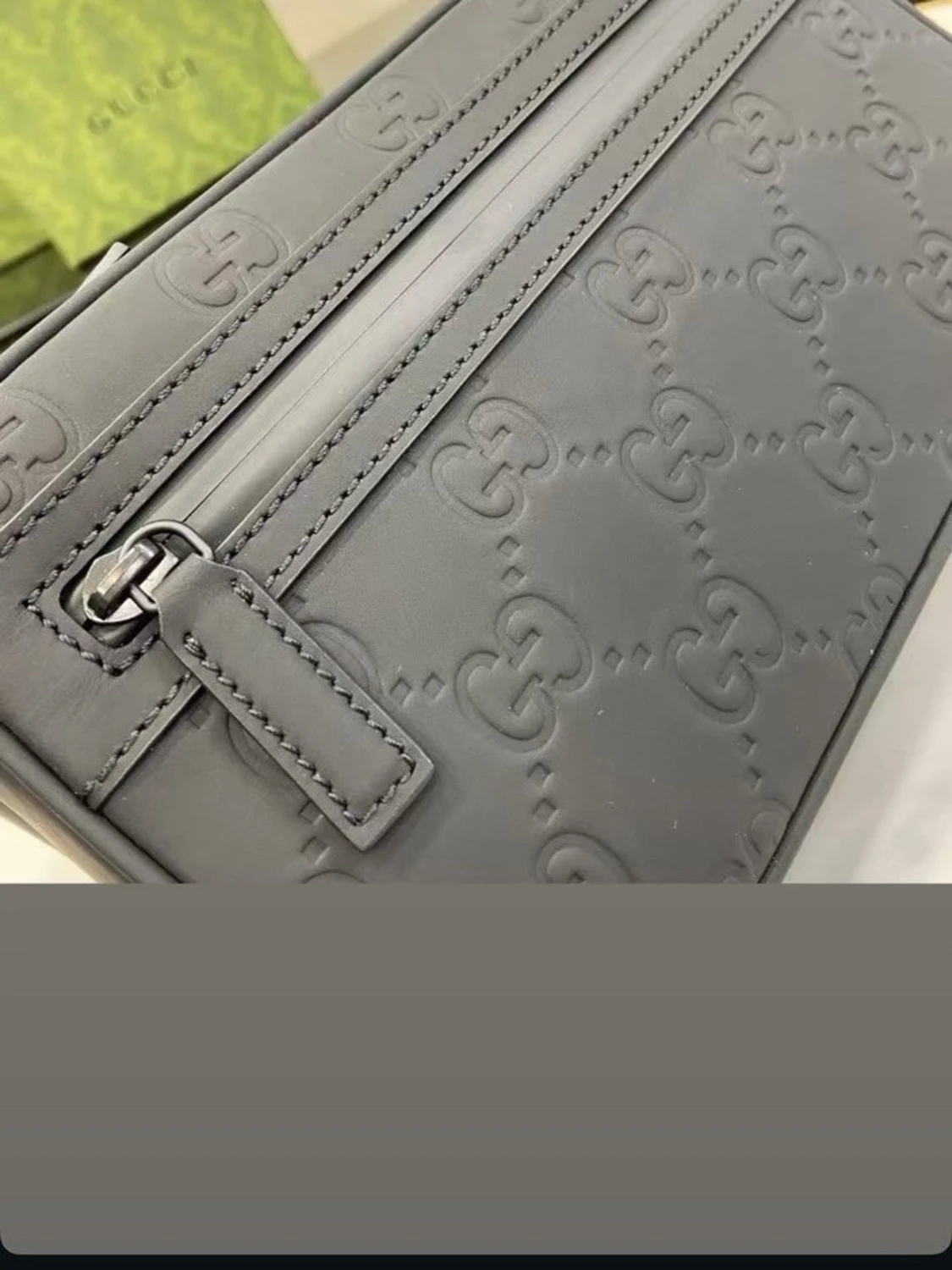 Svart magväska från Gucci i skinn - 1