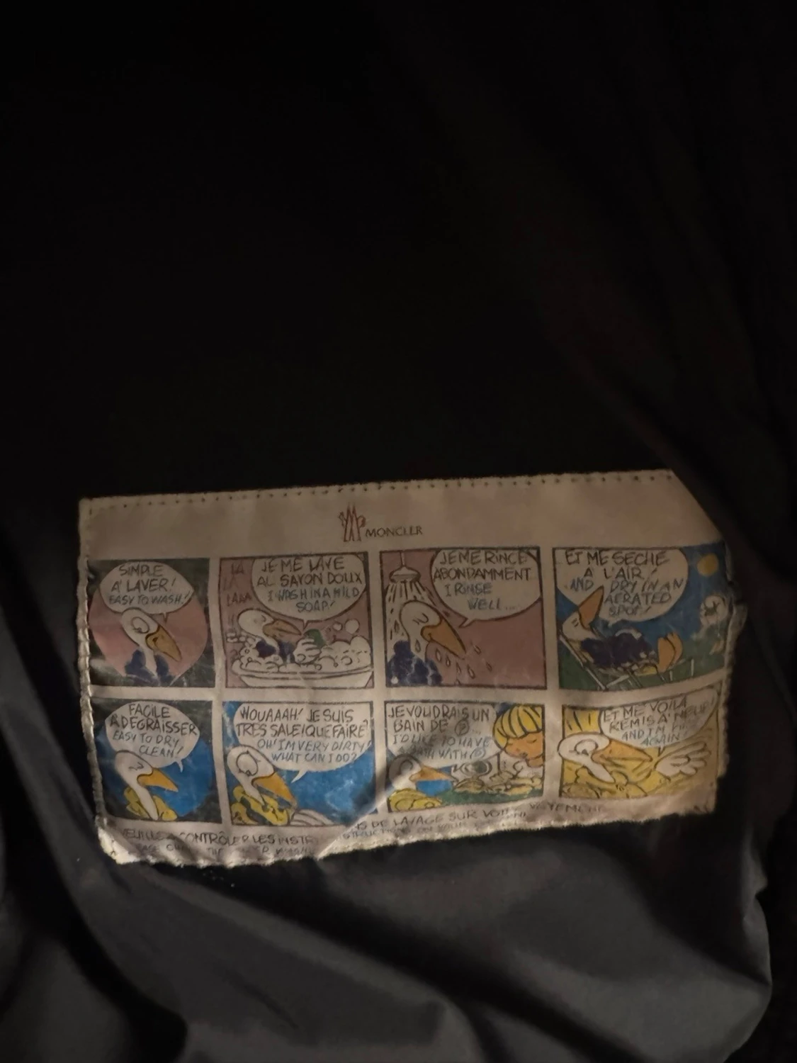 Svart lång dunjacka från Moncler - 3