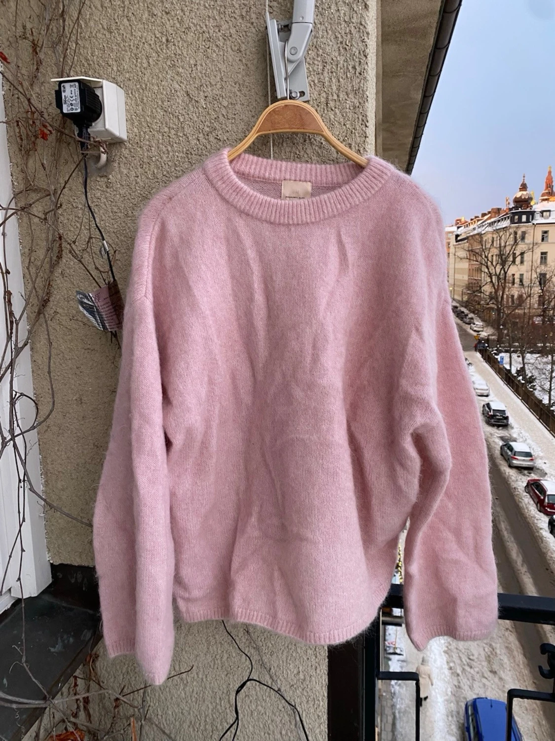 Mohair ull blandning