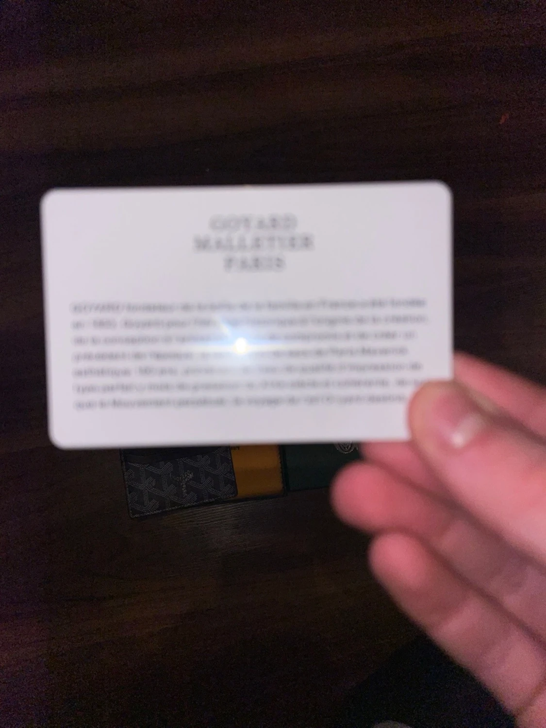 G-yard grå plånbok med mönster - 1