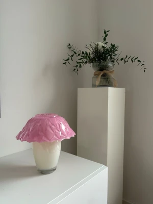 Glaslampa - Handgjord glaslampa av secondhand glas, höjd cirka 22 cm. - mer info på min Instagram jf_home_decor