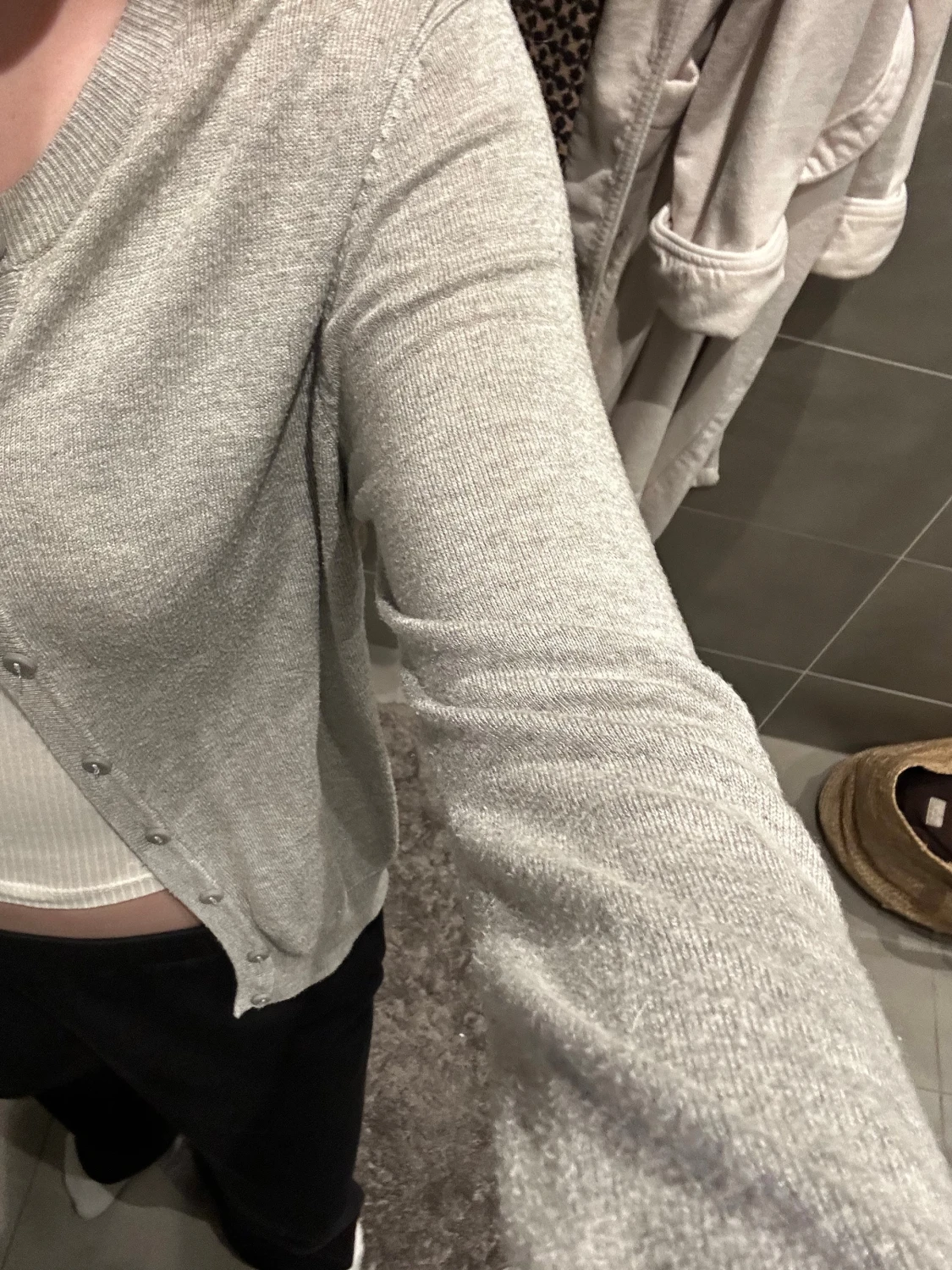 Fin grå kofta - 1