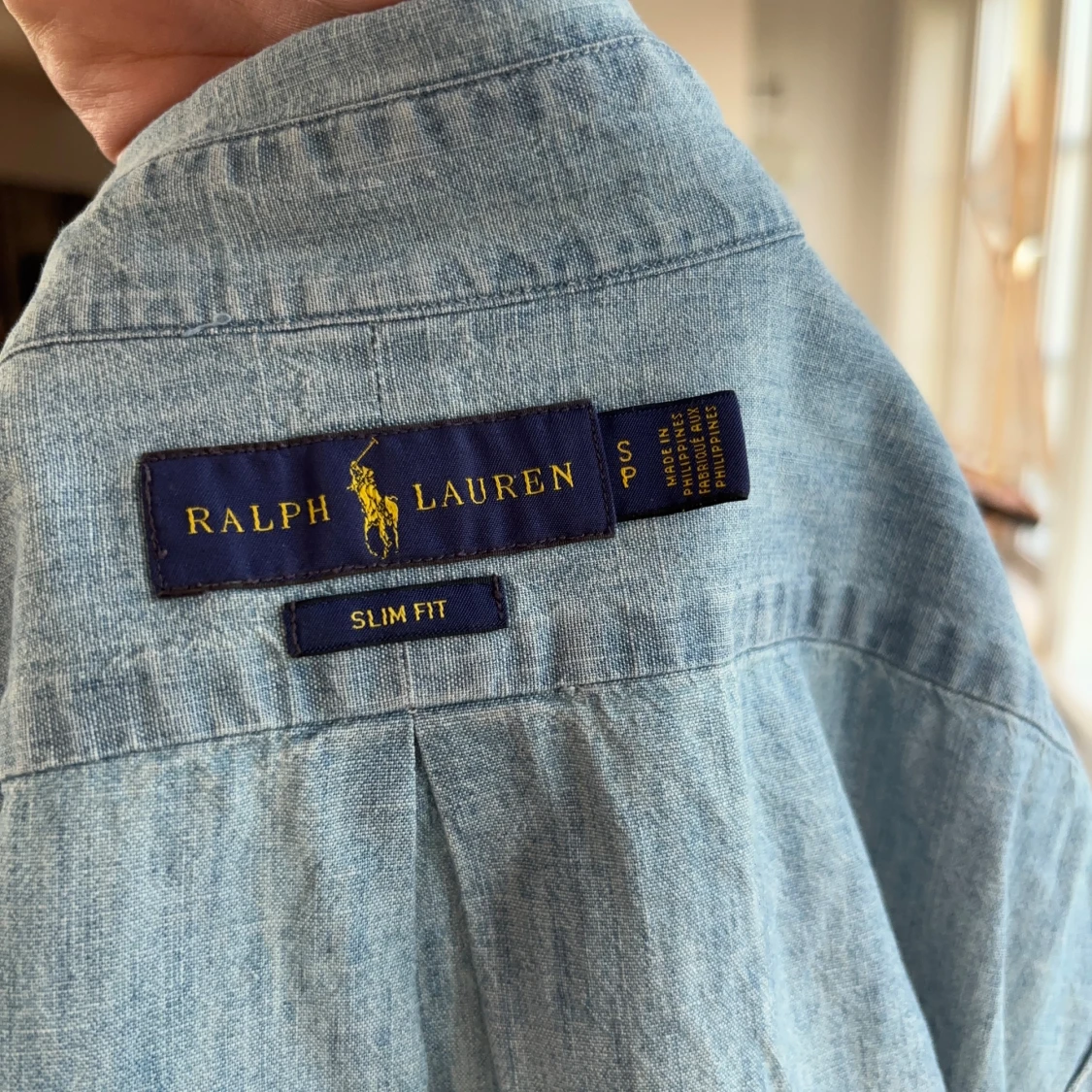 Ljusblå slim fit skjorta Ralph Lauren - 2
