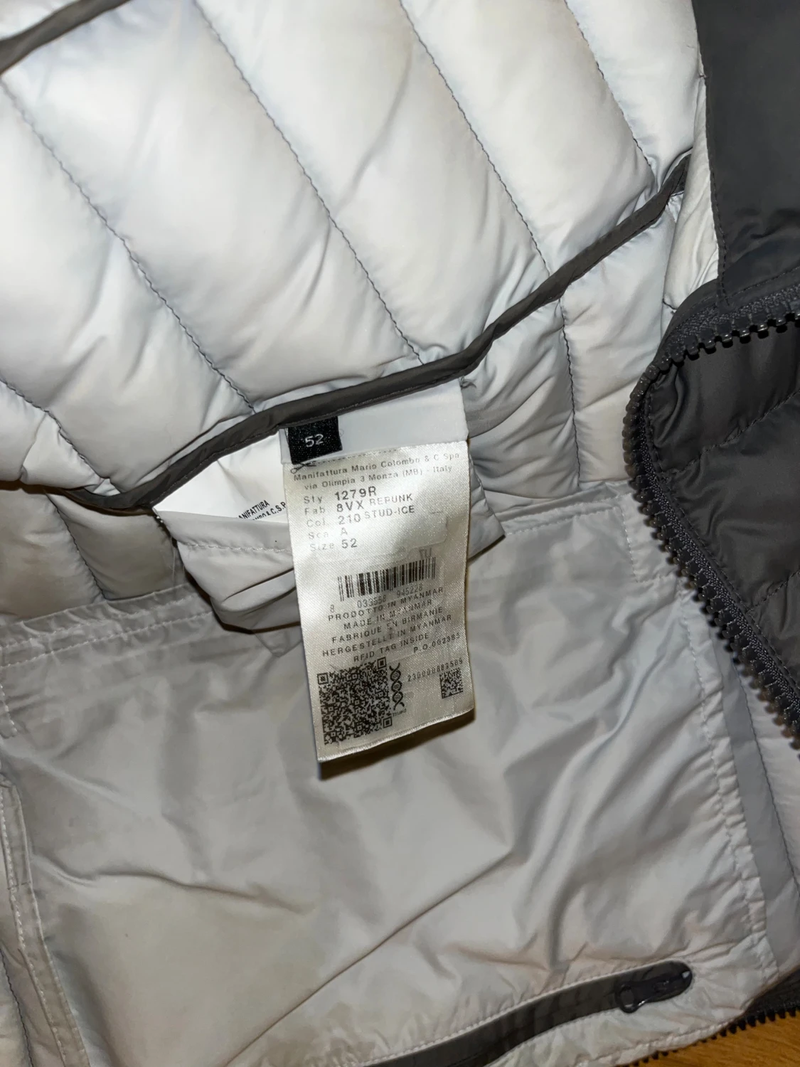 Mörkgrå dunjacka från Colmar - 4