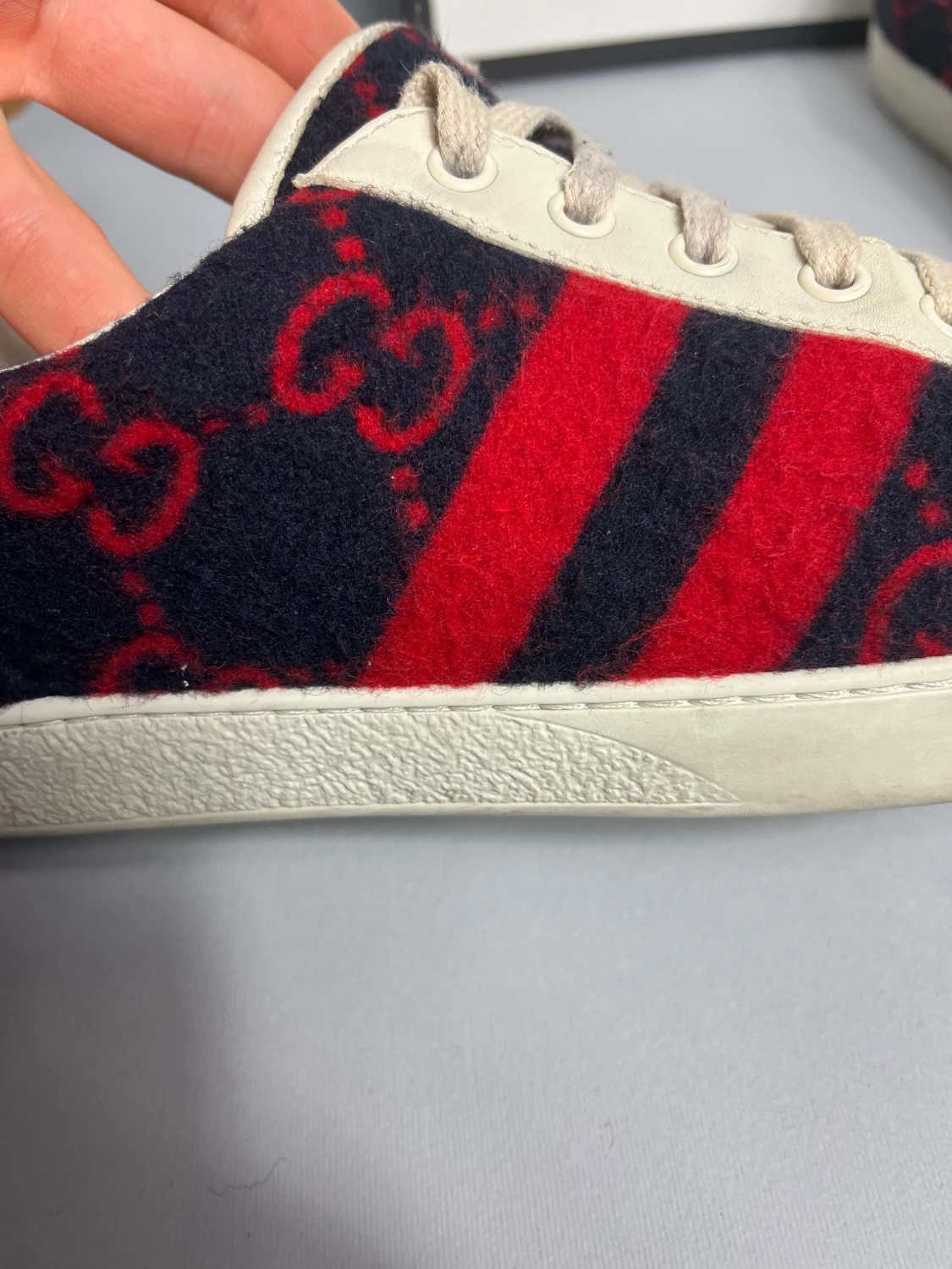 Gucci ace wool skor - 1