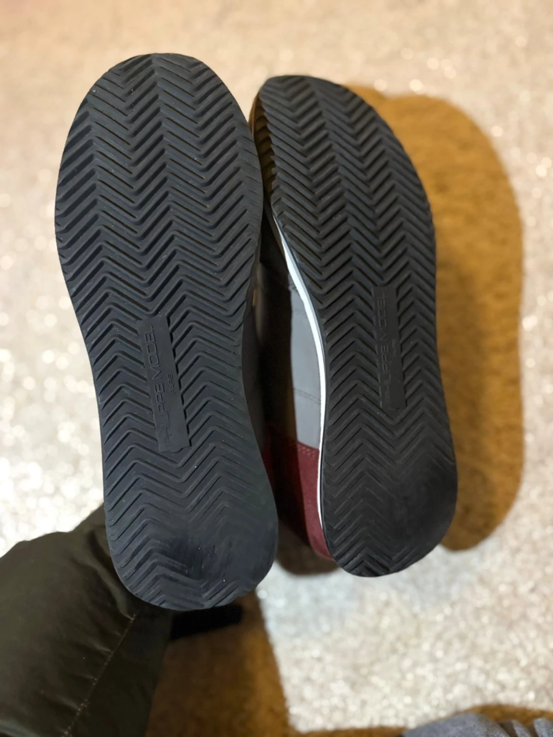 Philippe Model grå sneakers med mockadetaljer - 3