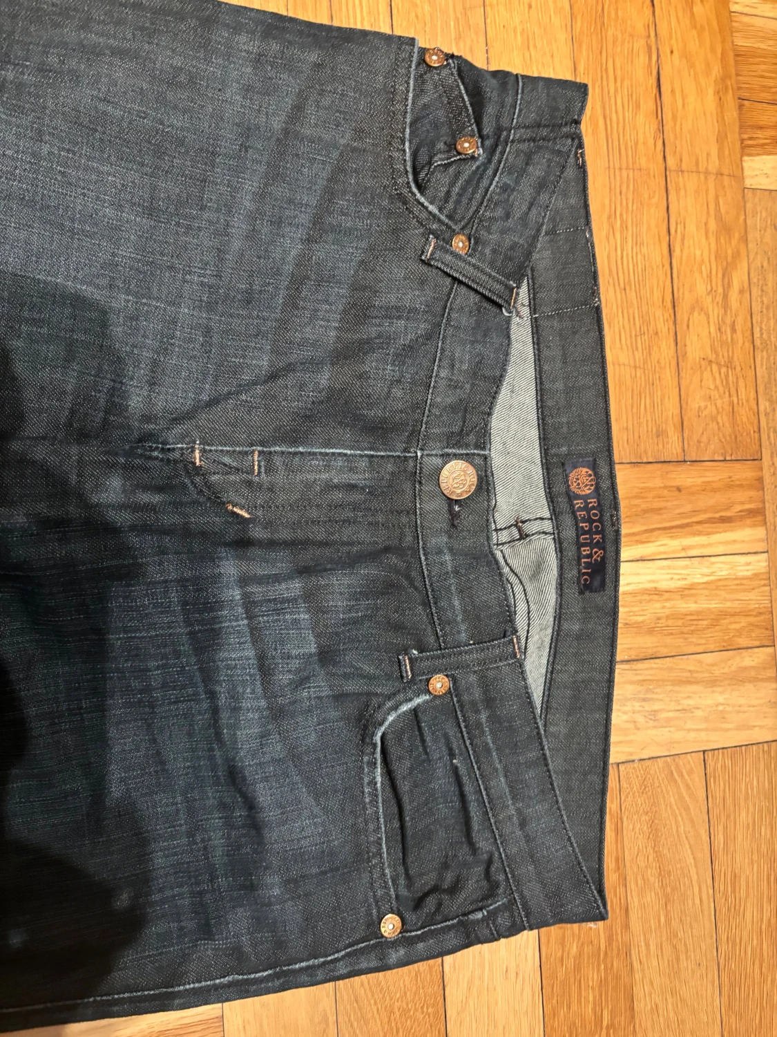 Rock & Republic mörkblå bootcut jeans - 3