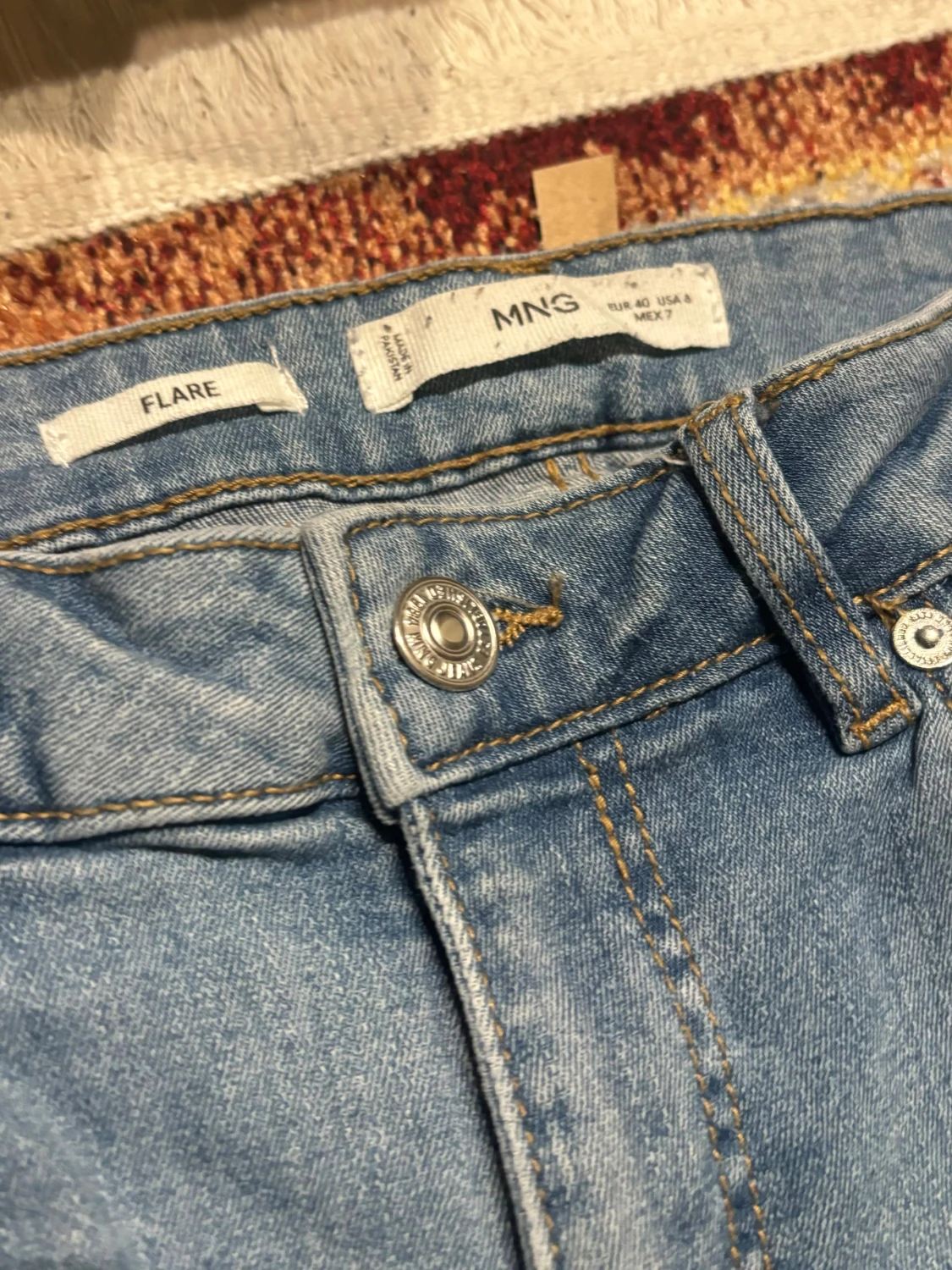 Blue flare jeans - 2