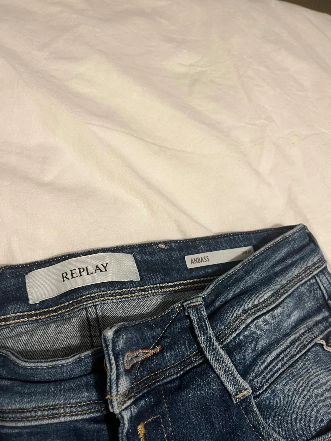 Replay Anbass Slim Fit jeans blå - 1