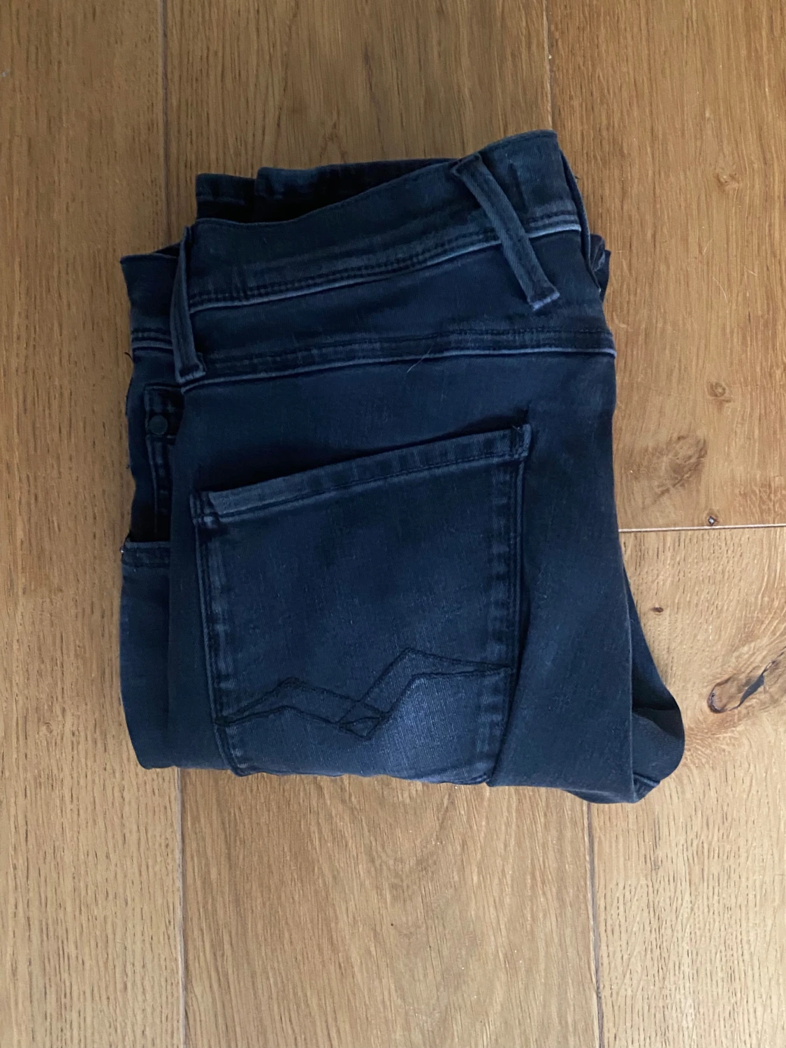 Replay Anbass svarta slim jeans - 2