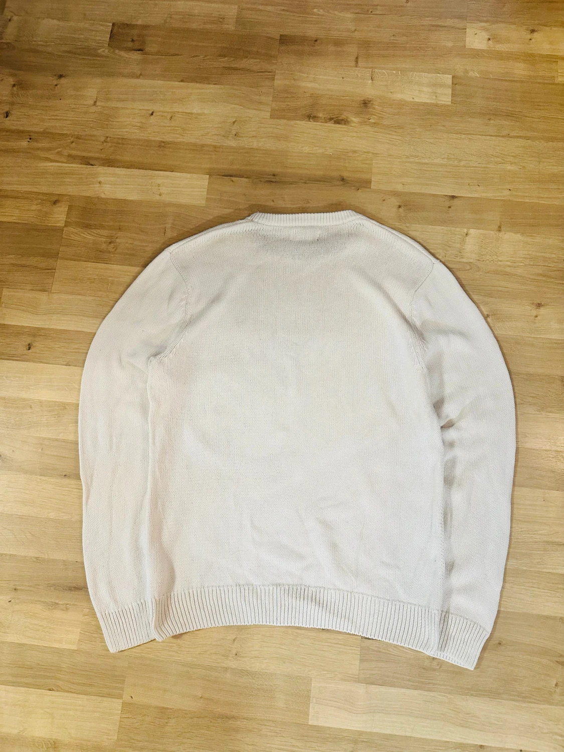 Vit stickad tröja från Chaps - 1