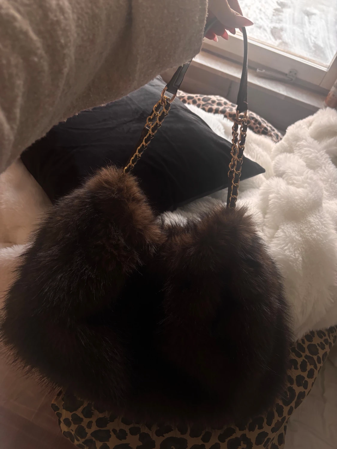 Päls väska 🤎 - 1