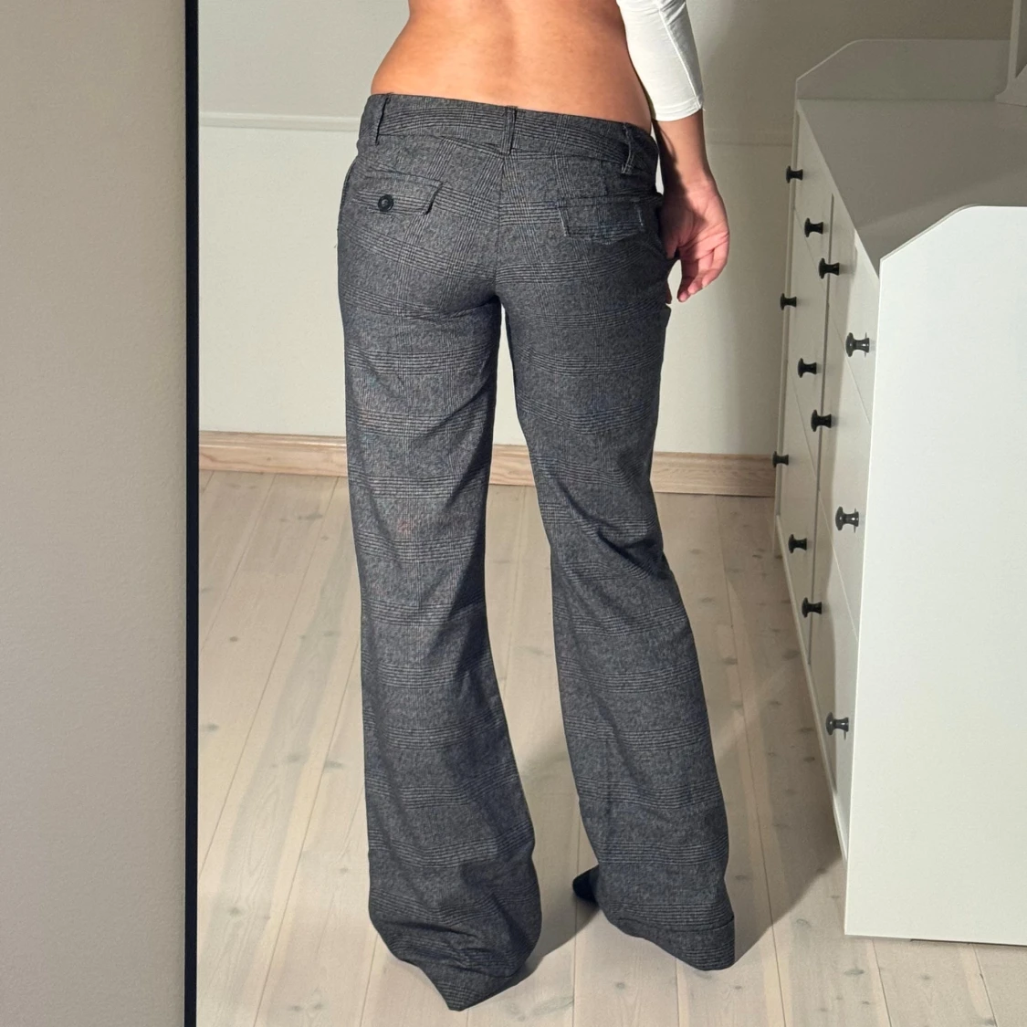 Lågmidjade kostymbyxor  - 2