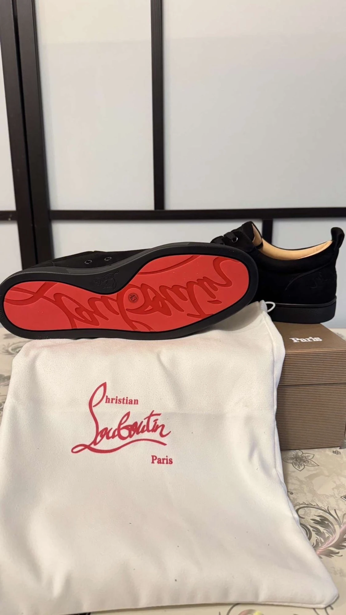 Svarta sneakers från Christian Louboutin - 5