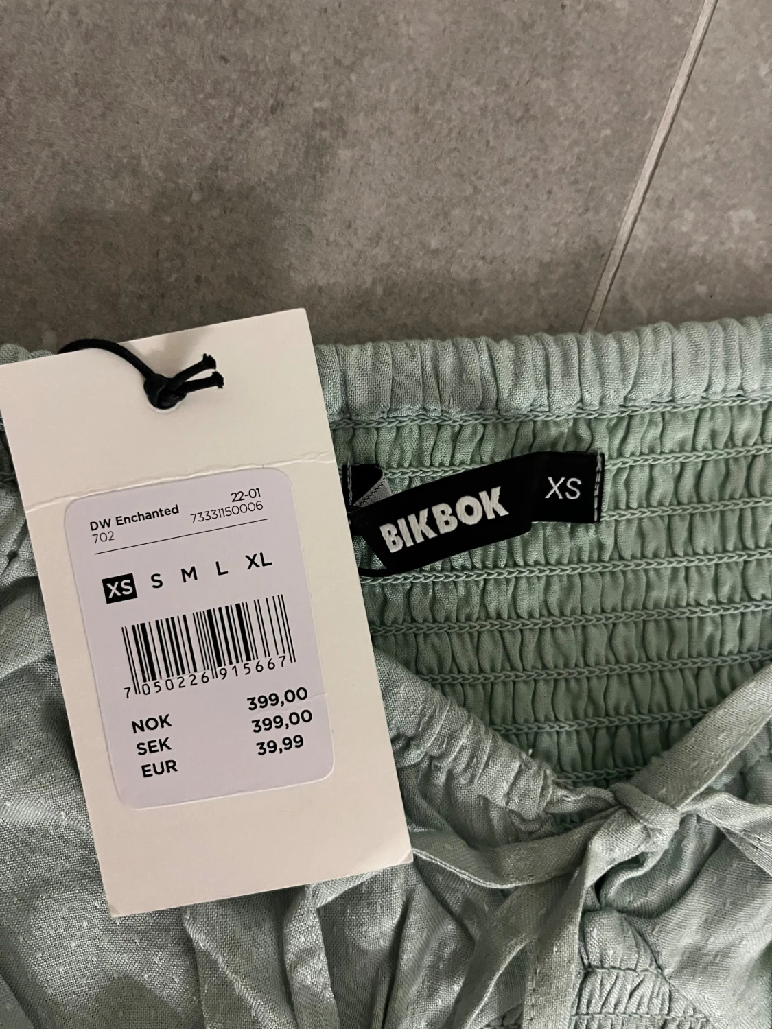 Mint grön klänning - 3