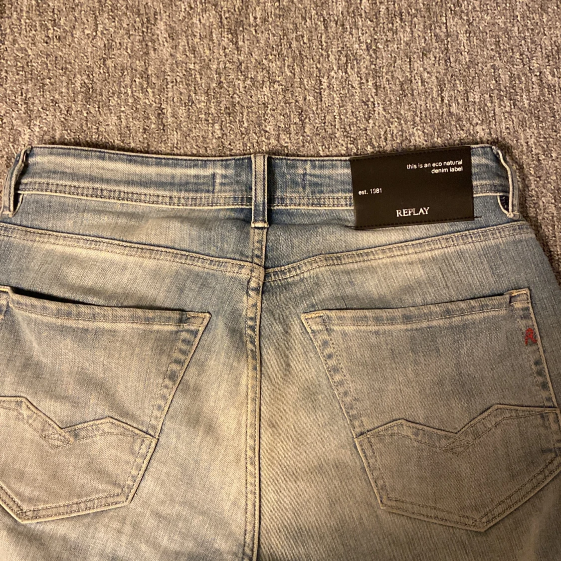 Replay ljusblå jeans  - 3