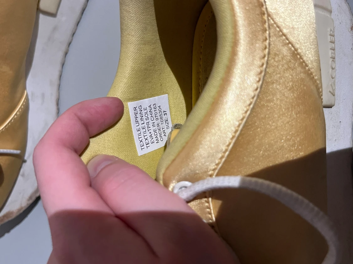 Gula plattformssneakers från W.Cobler - 5