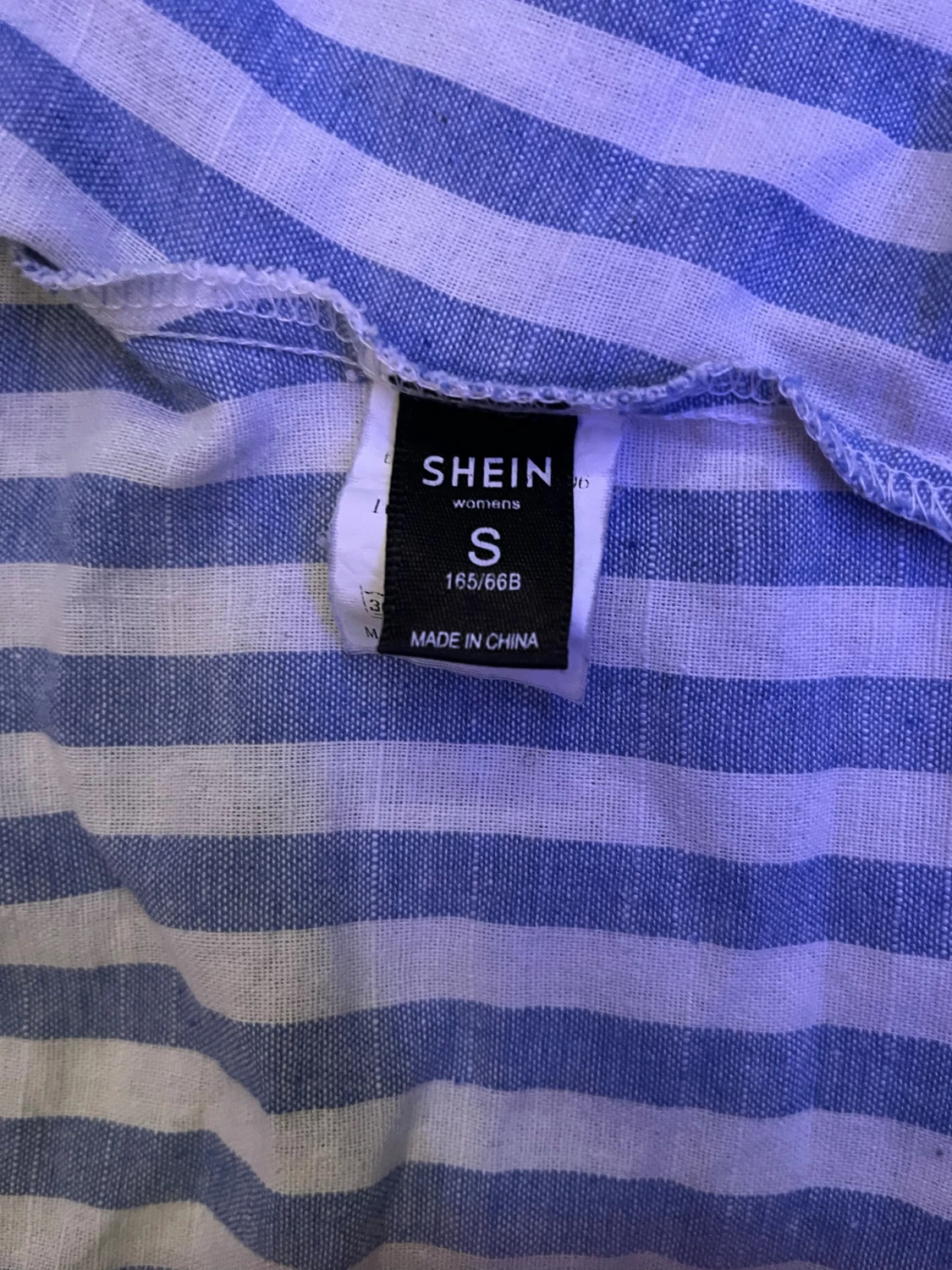 Randig omlottopp från SHEIN, S - 2