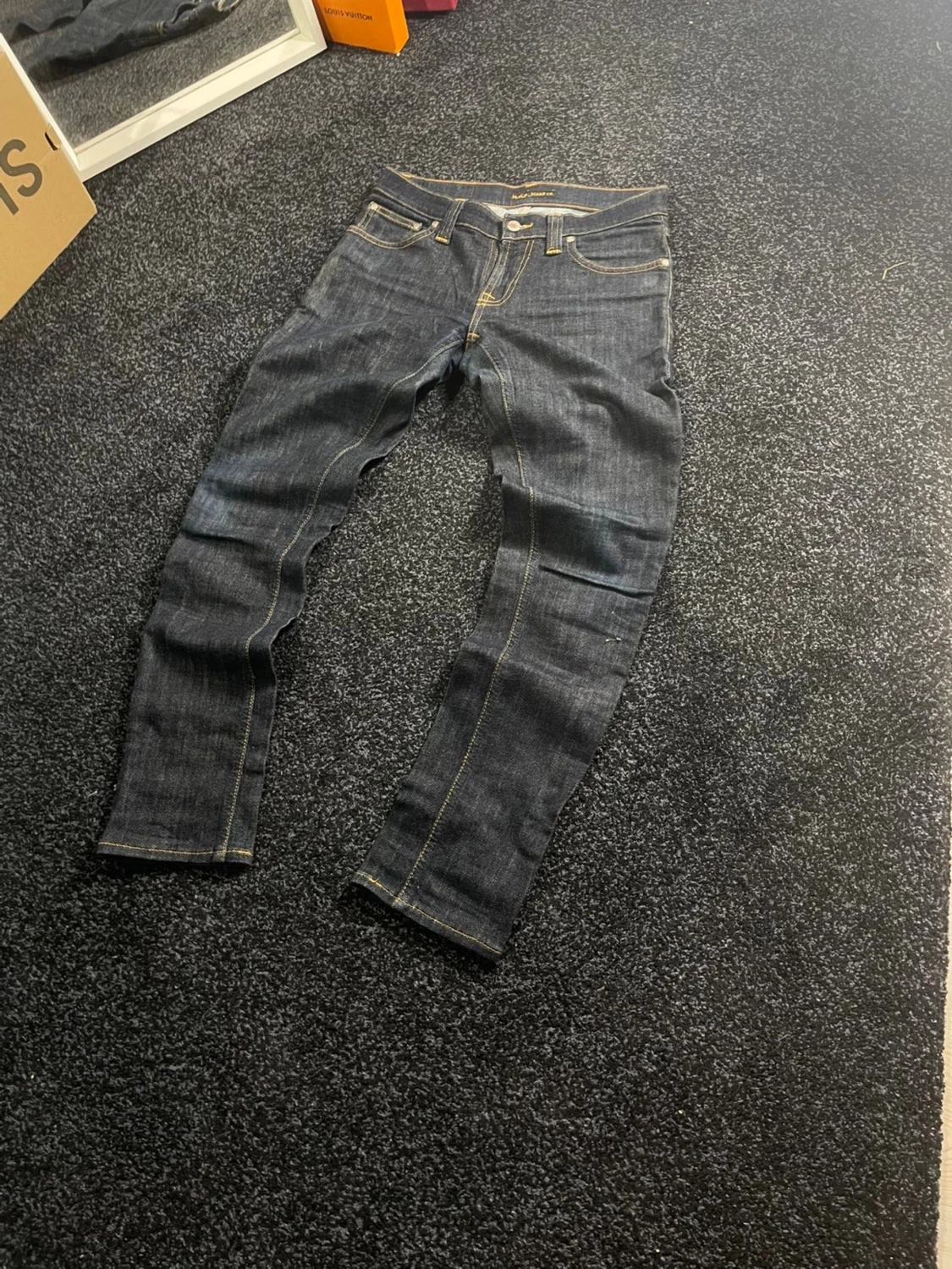 Mörkblå Nudie Jeans  W27 L32 - 1