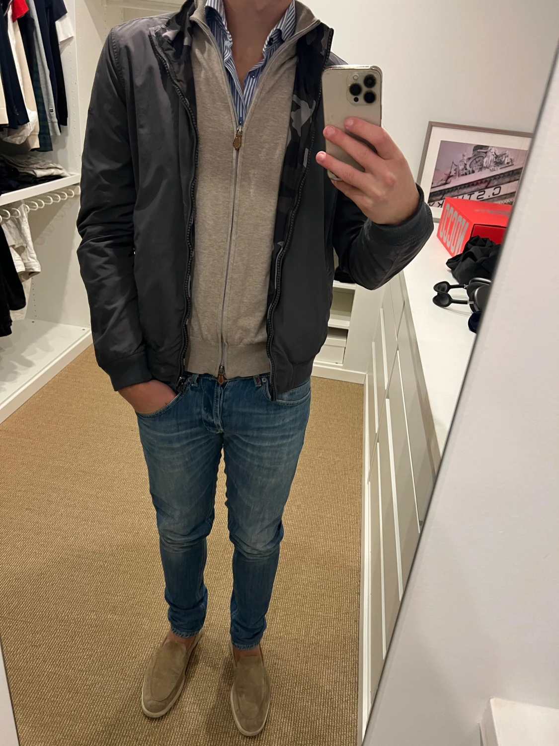 Woolrich vändbar jacka - 3