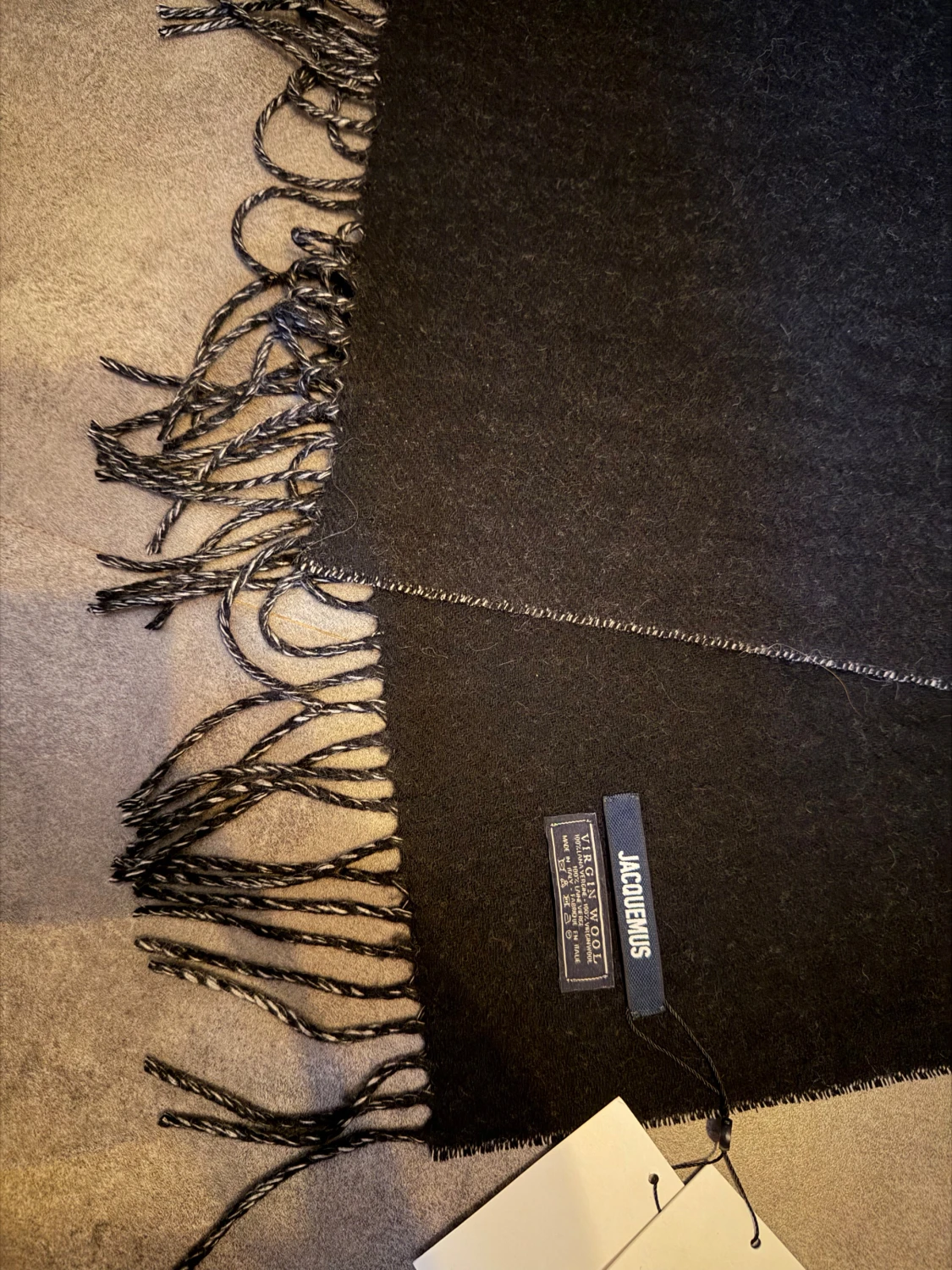 Svart halsduk från Jacquemus i ull - 1