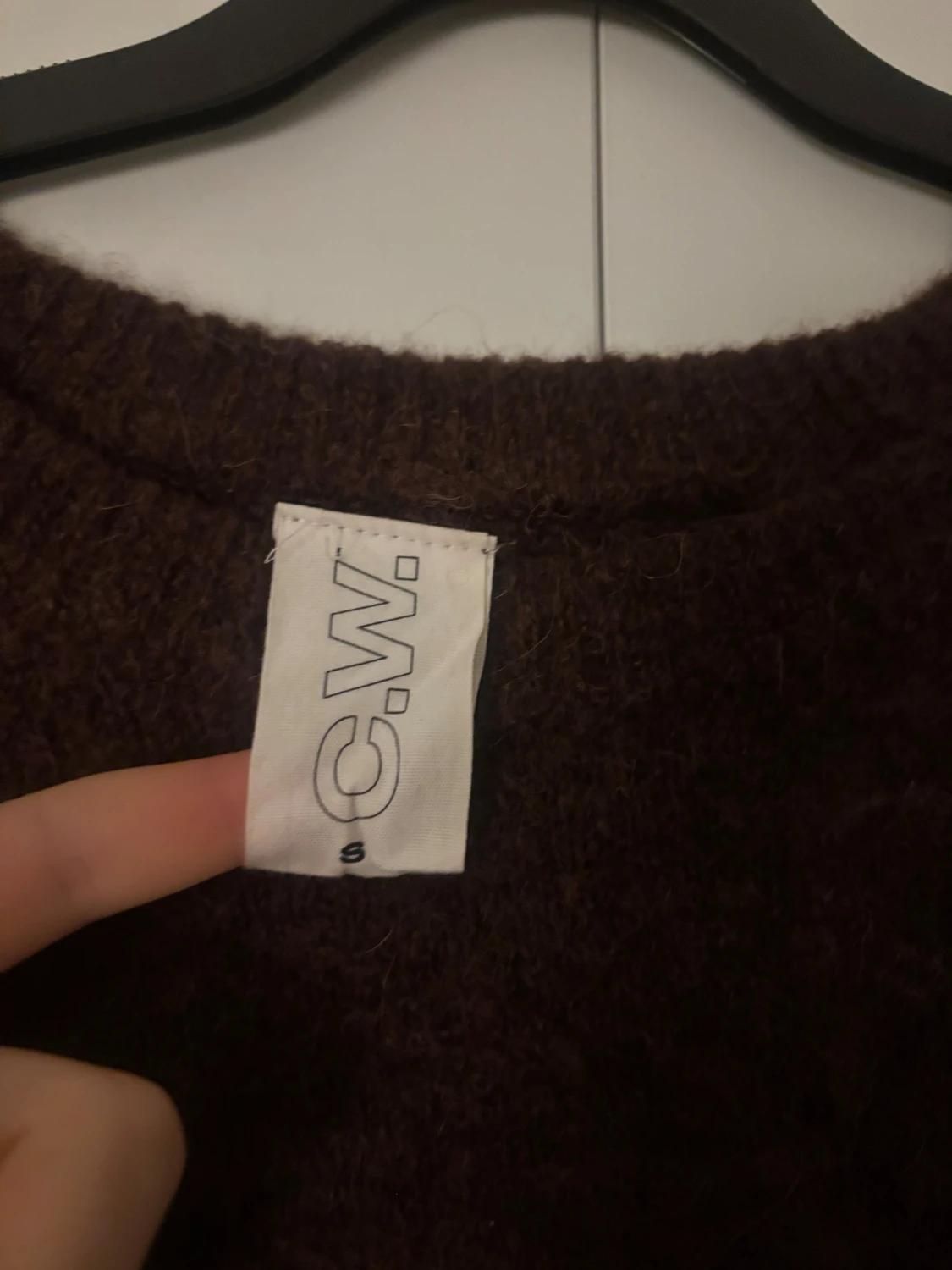 Brun stickad tröja från C.W. - 1