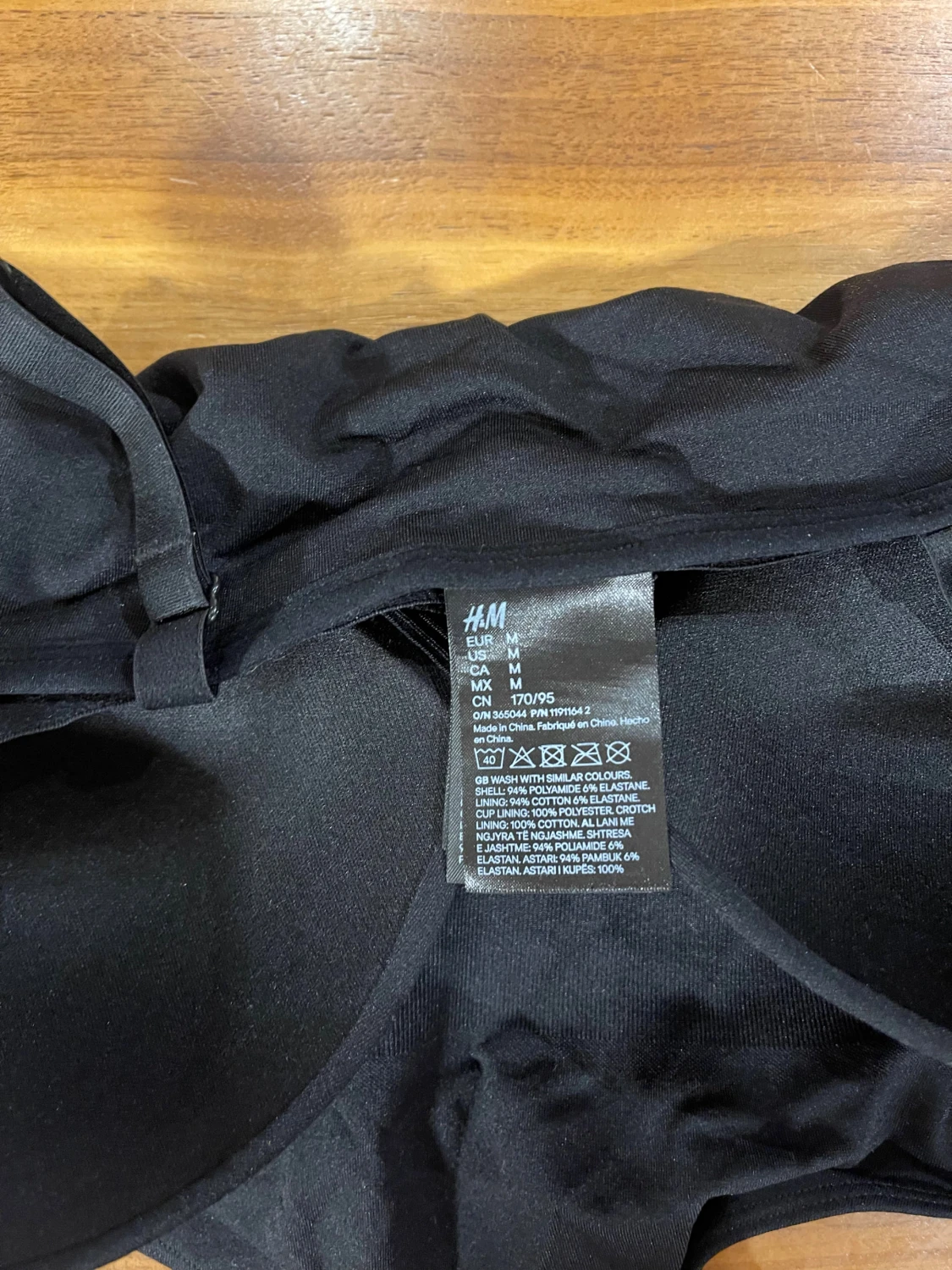 Svart body från H&M, storlek M - 1