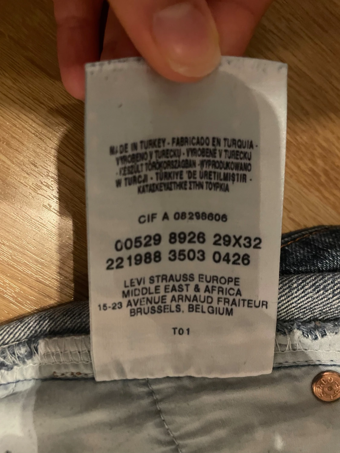 Levi's 529 bootcut jeans blå - 4