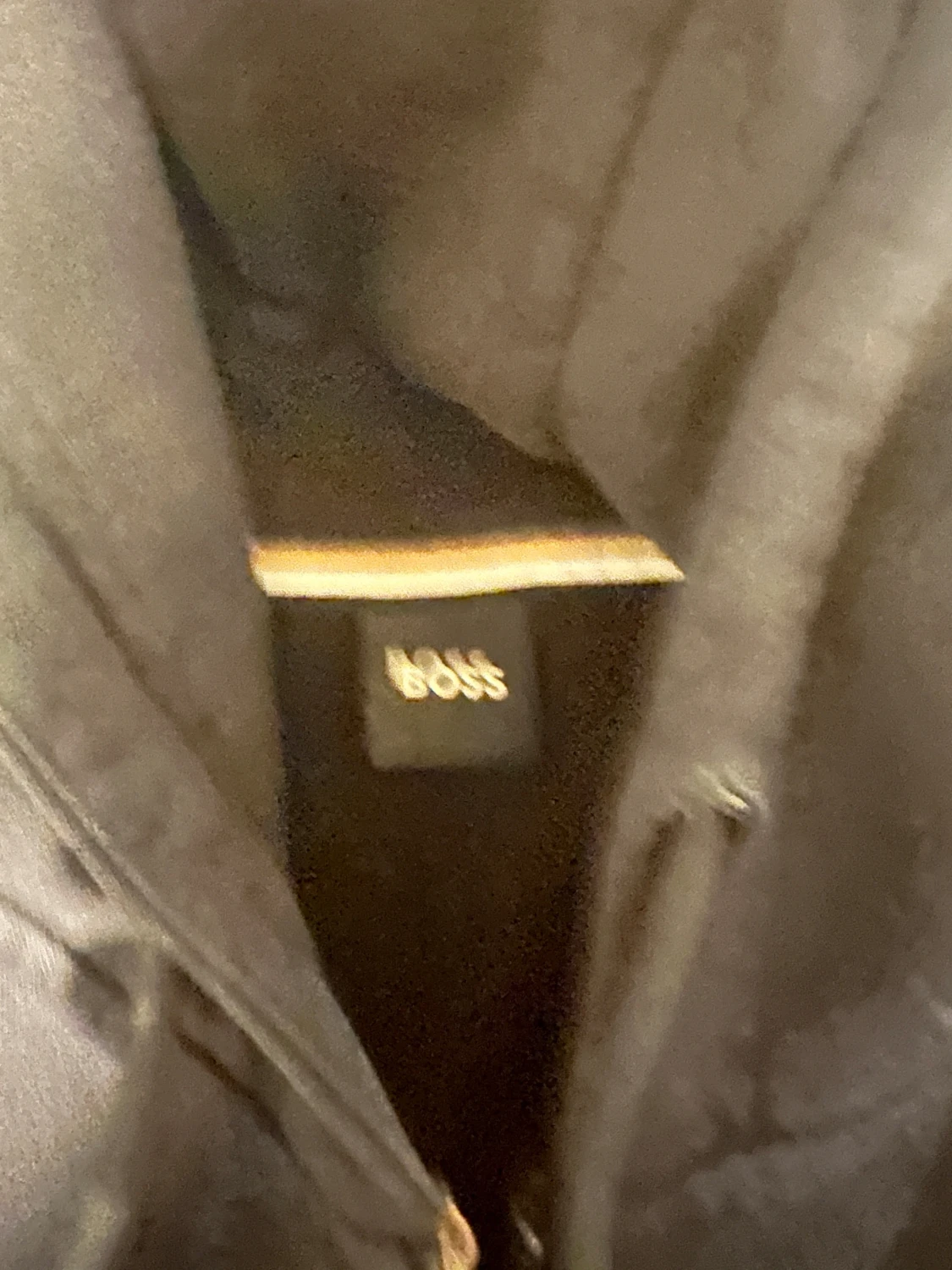 Mörkblå hoodie från BOSS, storlek L - 3