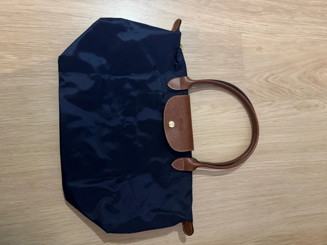 Mörkblå Longchamp handväska - 2