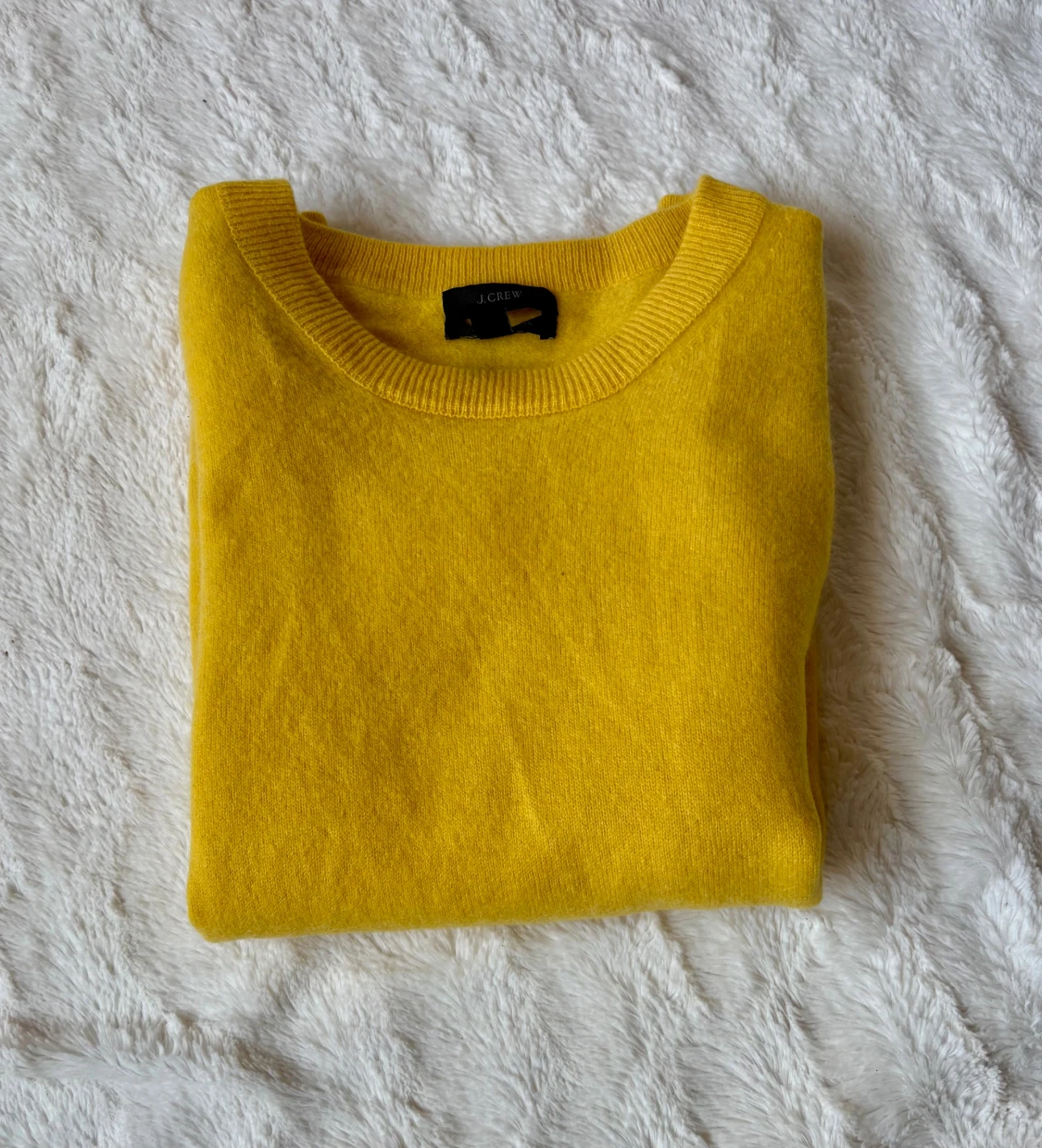 Gul kashmirtröja från J.Crew - 4