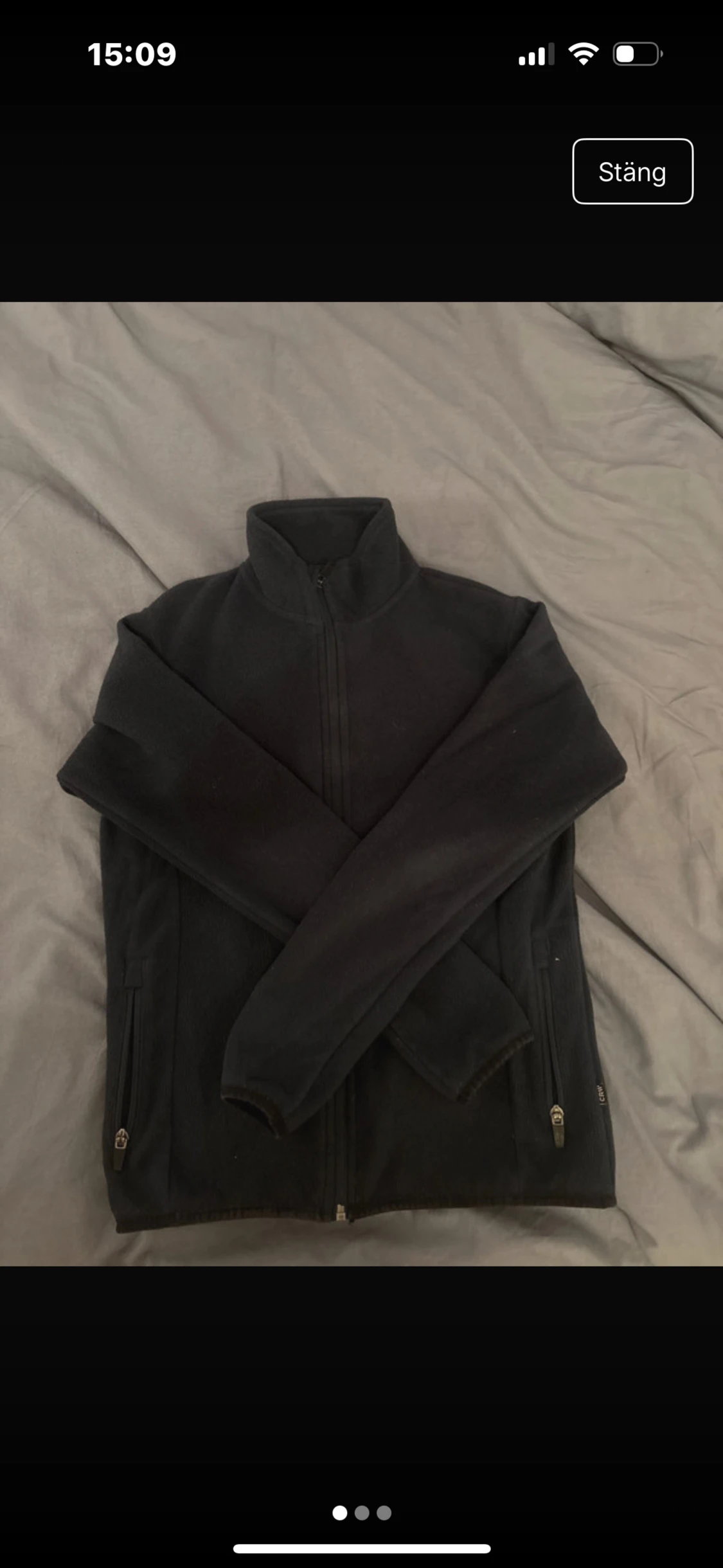 Mörkblå fleecejacka från CRW