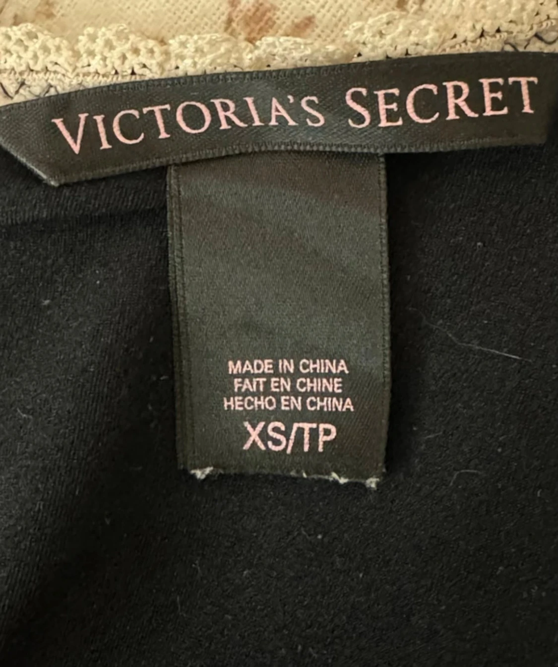 Svart spetsklänning Victoria's Secret XS - 3