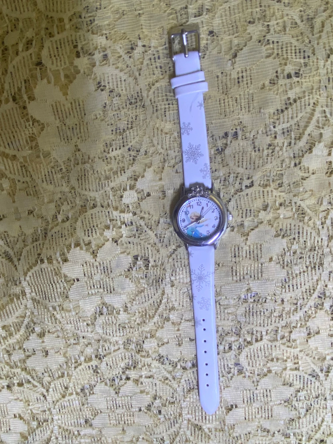 Frozen klocka med snöflingor - 1