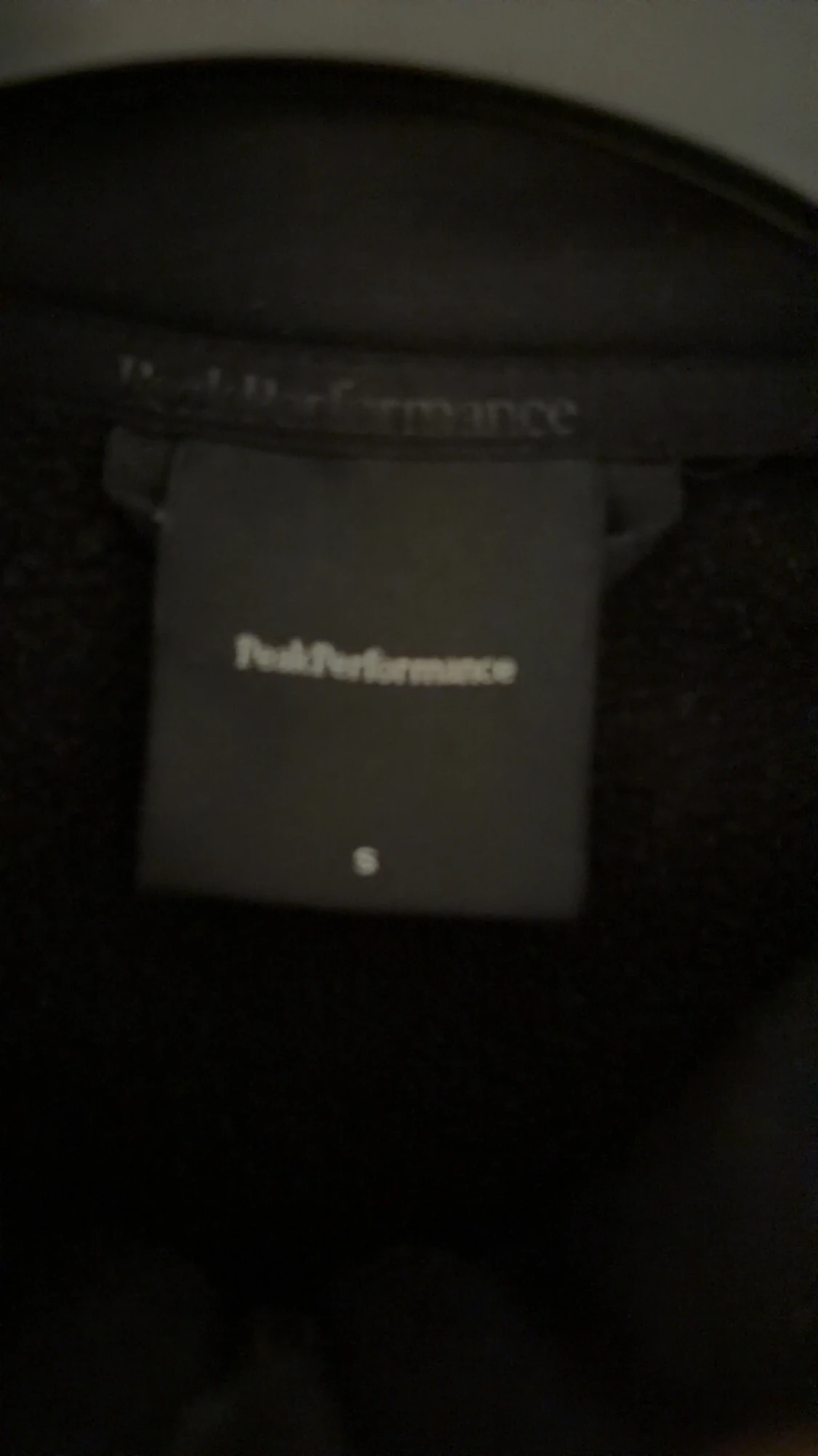 Svart vindjacka Peak Performance S - 1