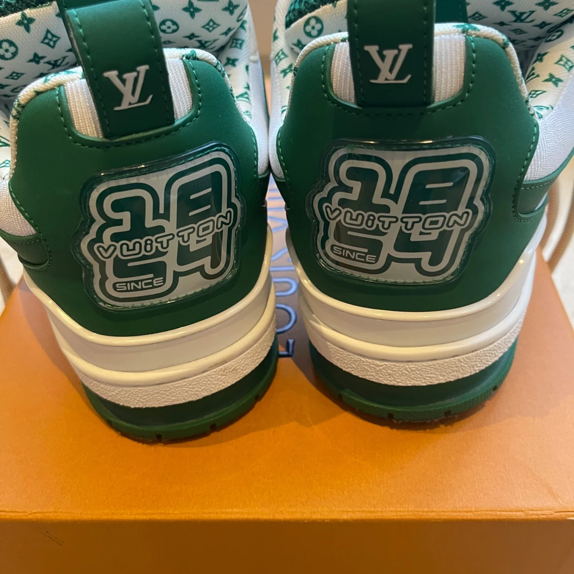 Louis Vuitton gröna sneakers - 3