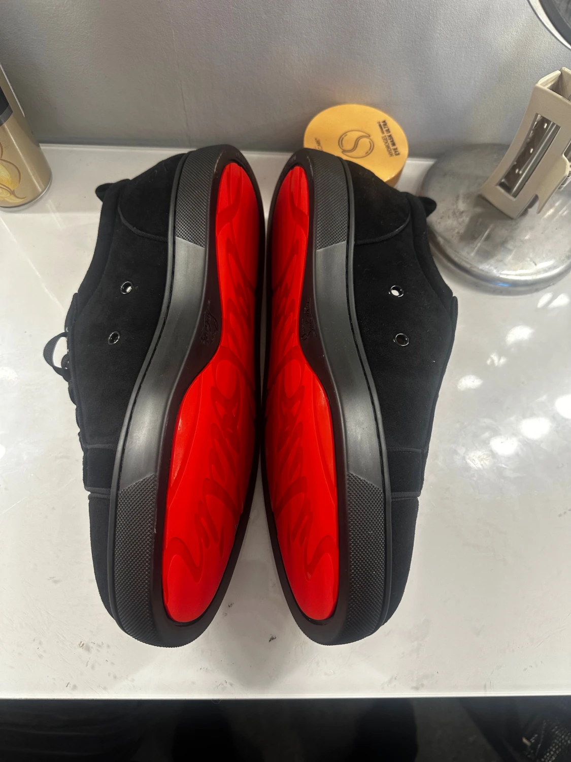 Svarta sneakers från Christian Louboutin - 2