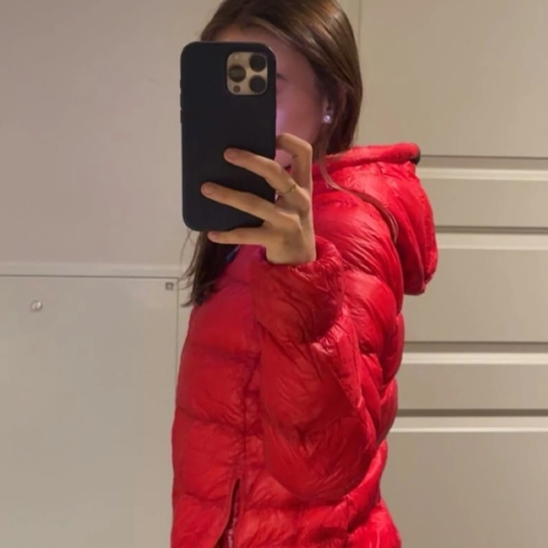 Röd dunjacka från Stellar - 1