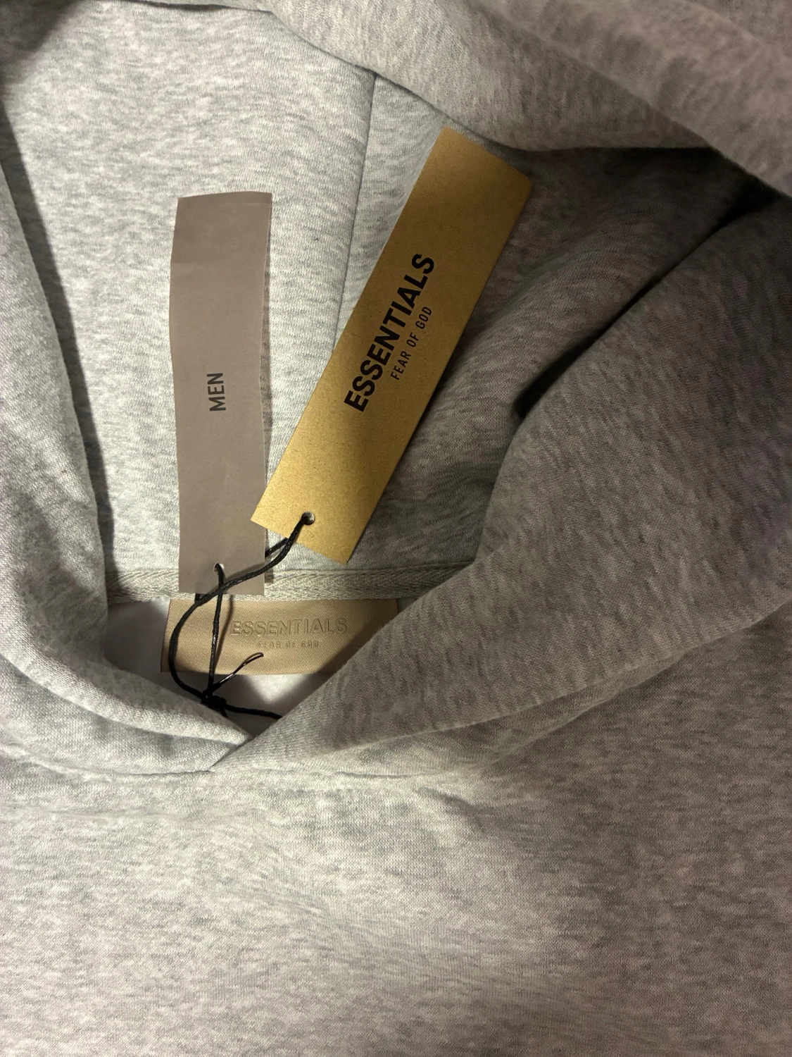Grå Essentials Fear of God hoodie - 3