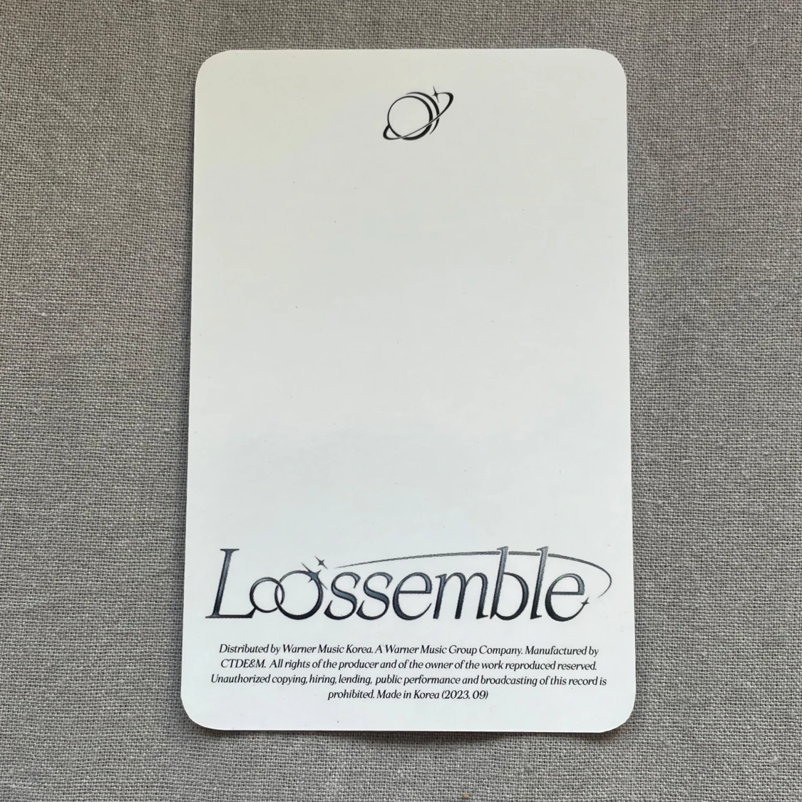 Hyunjin Loossemble photocard  - 2