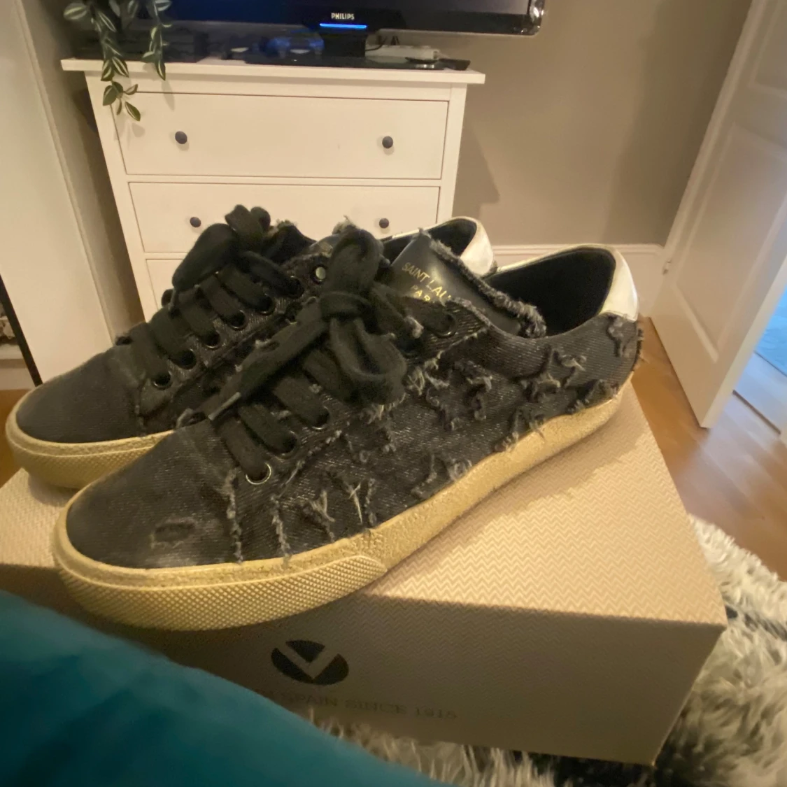 Saint Laurent svarta sneakers