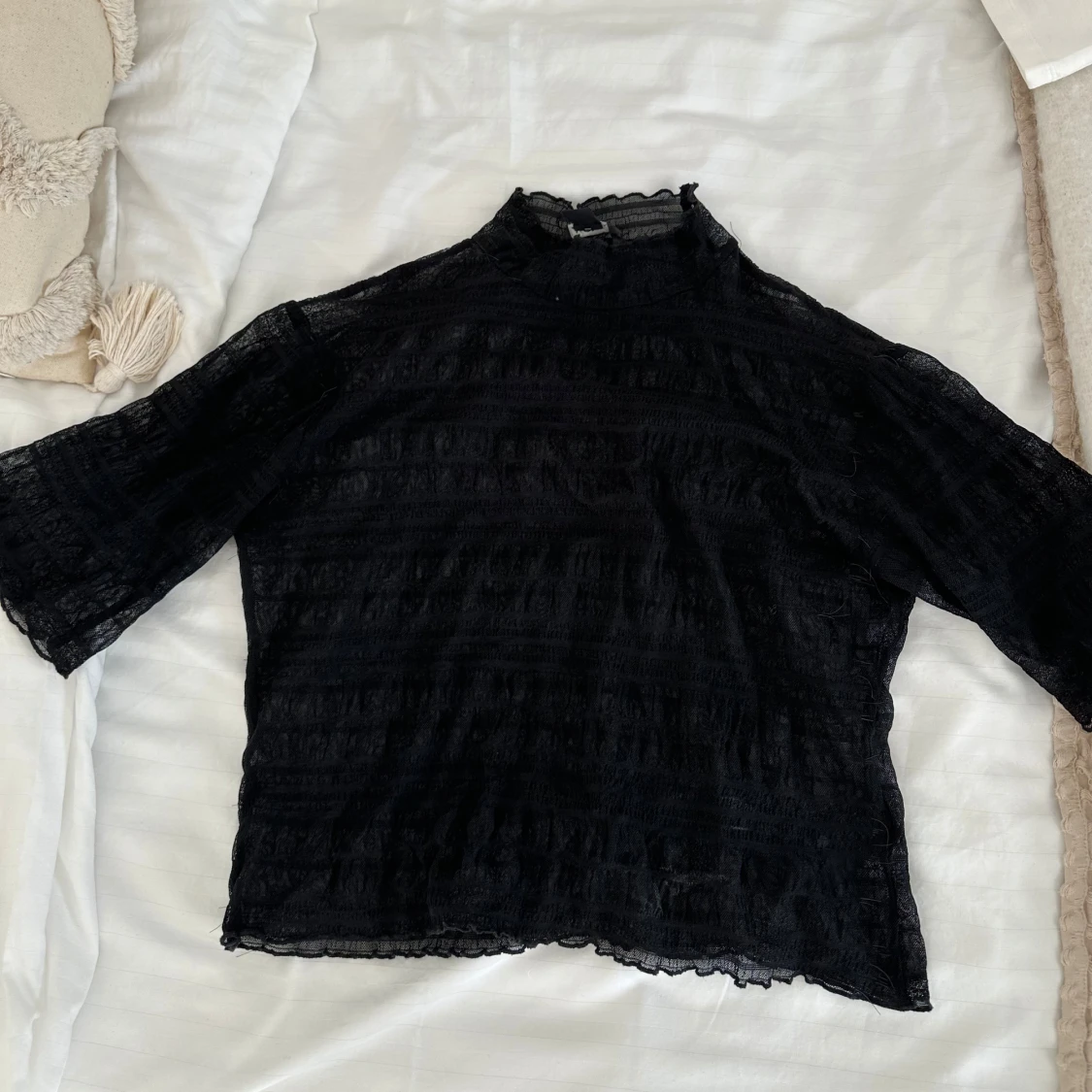 Svart transparent polotopp - 3