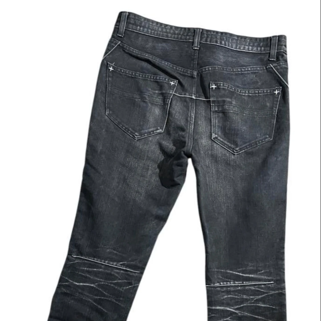 Number (N)ine Cross Stitch Tapered Jeans 28 - 1