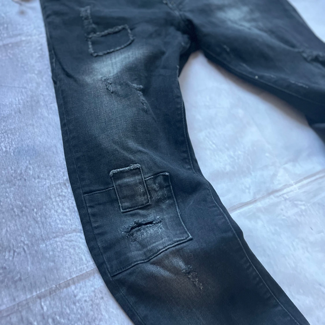 Dsquared2 Skinny Dan Jeans – Black Distressed Denim Size 42 - 1